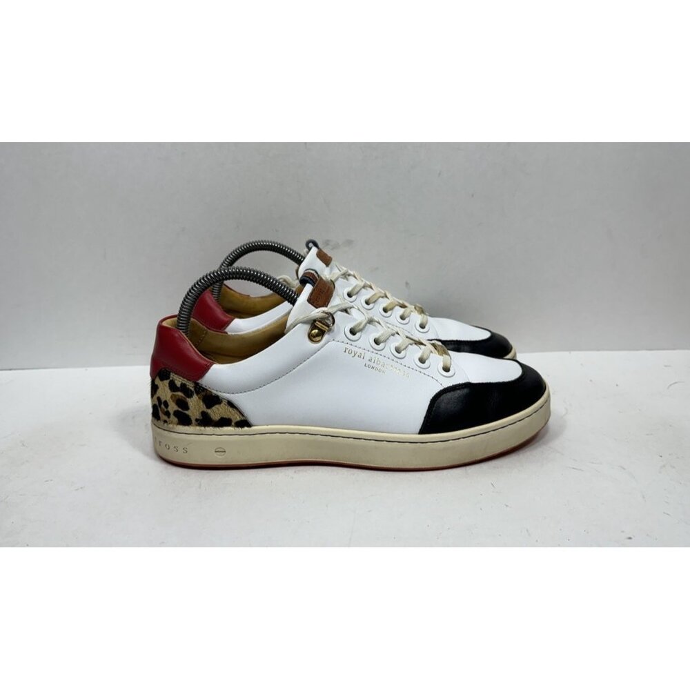 Royal Albatross Fieldfox Women's‎ White Fur Spikeless Golf Sneakers Size 9
